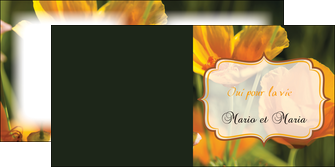 maquette en ligne a personnaliser depliant 2 volets  4 pages  fleurs nature printemps MLGI36006