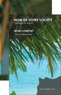 faire carte de visite mer plage nature MLGI36062