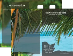 realiser carte de visite mer plage nature MLGI36064
