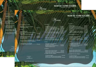 modele set de table mer plage nature MLGI36080