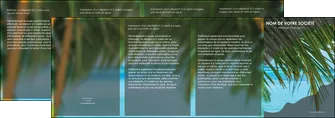 imprimerie depliant 4 volets  8 pages  mer plage nature MLGI36082