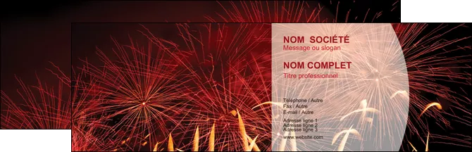 modele en ligne carte de visite 14 juillet feux dartifice artificier MLIGLU36622
