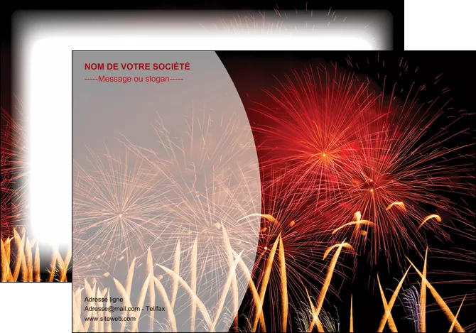 faire affiche 14 juillet feux dartifice artificier MIFBE36636