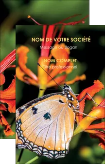 creer modele en ligne carte de visite belle photo de papillon macro couleur MLGI37006