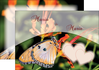 exemple flyers agriculture papillons fleurs jardin MLGI37276