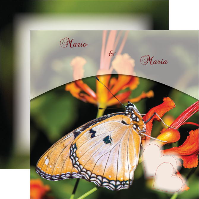 maquette en ligne a personnaliser flyers agriculture papillons fleurs jardin MLGI37282