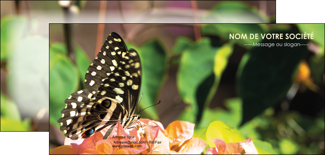 modele en ligne flyers fleuriste et jardinage papillons fleurs jardin MLGI37292