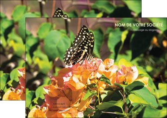 creer modele en ligne flyers fleuriste et jardinage papillons fleurs jardin MLGI37298