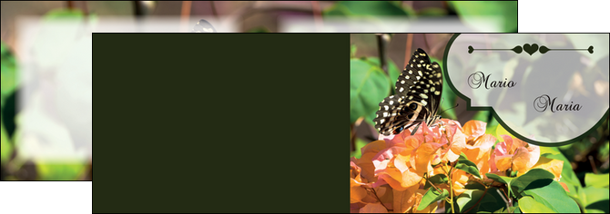 personnaliser modele de depliant 2 volets  4 pages  jardin nature feuilles MLGI37348