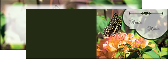 personnaliser modele de depliant 2 volets  4 pages  jardin nature feuilles MLGI37348