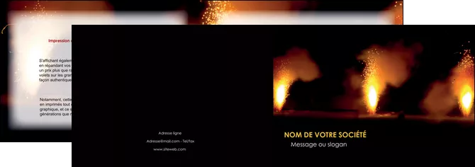 cree depliant 2 volets  4 pages  evenement evenementiel lumiere MLIGLU37526