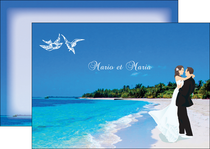 imprimer flyers plage mer sable blanc MLGI37612