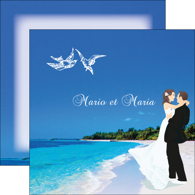 exemple flyers plage mer sable blanc MLGI37616