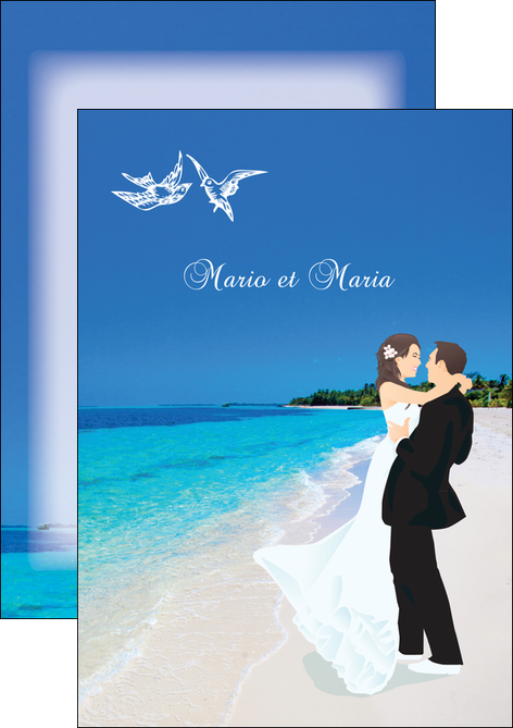 imprimer flyers plage mer sable blanc MLGI37622
