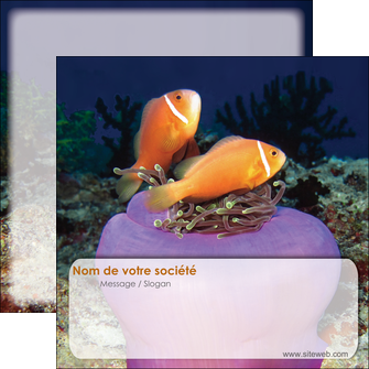 personnaliser modele de flyers animal poissons rouge plongee univers sous marine MLGI37998