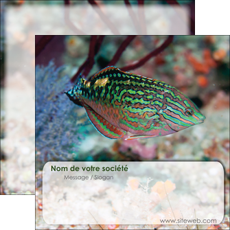 creer modele en ligne flyers plongee  poisson plongee nature MIFCH38186