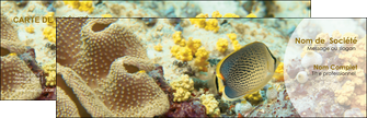 imprimerie carte de visite plongee  poisson plongee nature MLGI38254