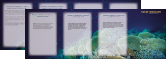 creer modele en ligne depliant 4 volets  8 pages  chasse et peche algues vertes poissons animal MIFBE38312