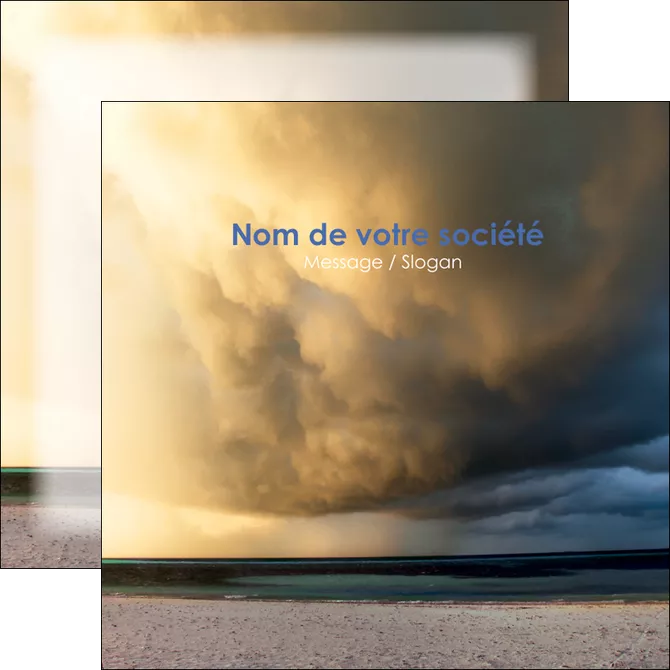 imprimer flyers tourisme  plage mer sable MID38748