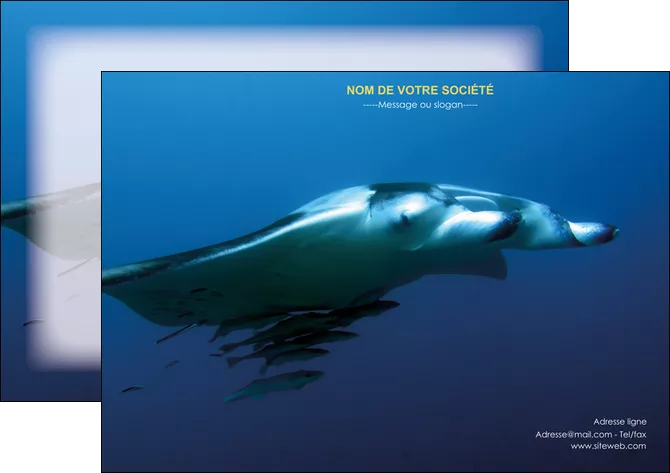 faire affiche animal poissons animal plongee MLIGLU38782