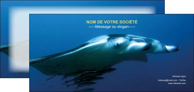 creer modele en ligne flyers animal poissons animal plongee MLGI38810