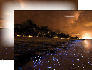 personnaliser maquette pochette a rabat tourisme  plage bord de mer couche de soleil MLIP39230