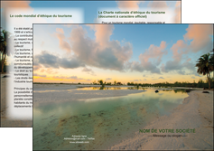 imprimer depliant 2 volets  4 pages  tourisme  plage bord de mer arbre MIFCH39316