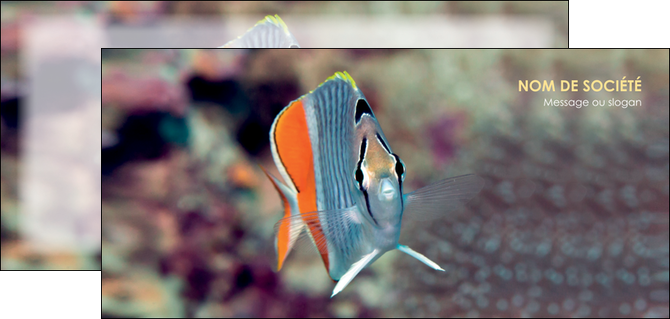 personnaliser modele de flyers animal poisson plongee nature MLIP39428