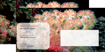 cree enveloppe fleurs fleurs sous marine herbier MLGI39994