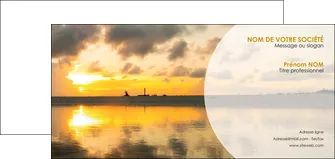 imprimer carte de correspondance sejours couche de soleil plage ile MLIGLU40014