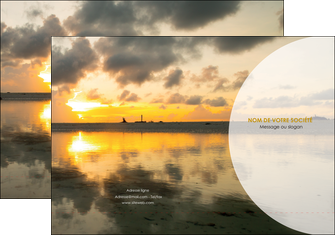 creer modele en ligne pochette a rabat sejours couche de soleil plage ile MIFCH40038