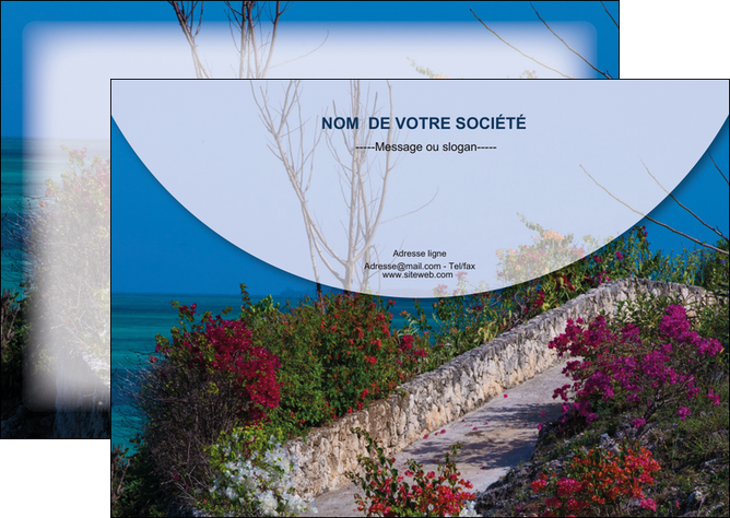 realiser flyers fleuriste et jardinage allee des fleurs rue des fleurs fond MLGI40048