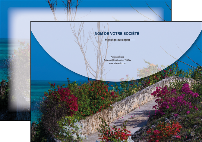 creer modele en ligne affiche fleuriste et jardinage allee des fleurs rue des fleurs fond MLGI40082