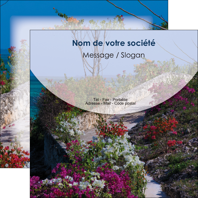 cree flyers fleuriste et jardinage allee des fleurs rue des fleurs fond MLGI40088