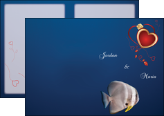 exemple depliant 2 volets  4 pages  poisson sous  mer nature MLGI40326