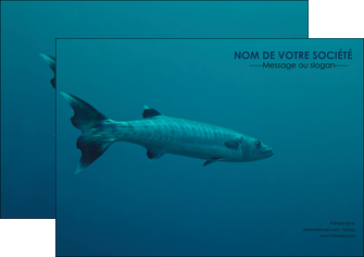 realiser affiche animal poisson plongee nature MIFCH40368
