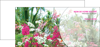 faire carte de correspondance fleuriste et jardinage fleurs plantes nature MLGI40450