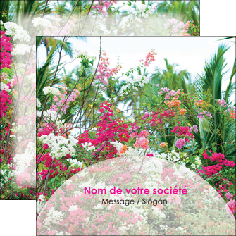 impression flyers fleuriste et jardinage fleurs plantes nature MLGI40456