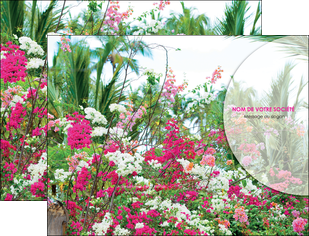 realiser pochette a rabat fleuriste et jardinage fleurs plantes nature MLGI40476