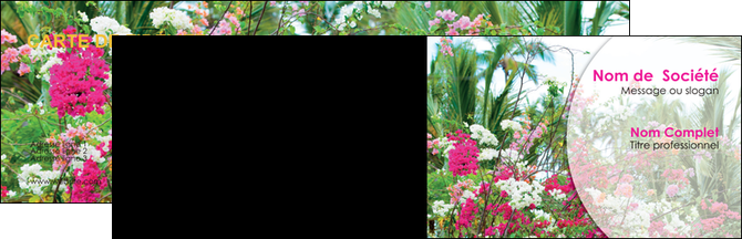 cree carte de visite fleuriste et jardinage fleurs plantes nature MLGI40480