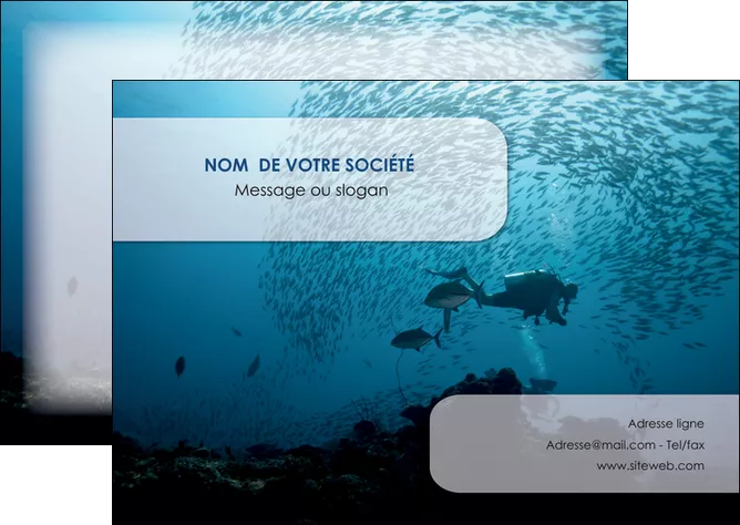 creation graphique en ligne flyers plongee  plongee plongee sous  marine plongeurs MLGI40530