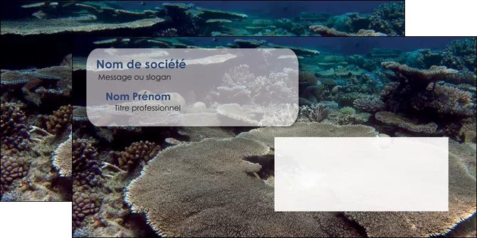 creer modele en ligne enveloppe plongee  massif de corail mer nature MIFCH40640