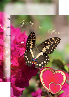 modele en ligne flyers papillons fleurs printemps MLGI40752