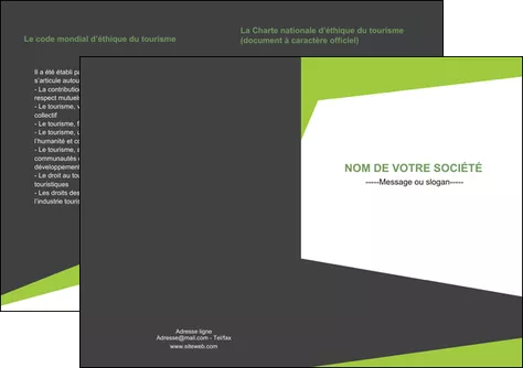 faire modele a imprimer depliant 2 volets  4 pages  texture contexture structure MLIGLU41214