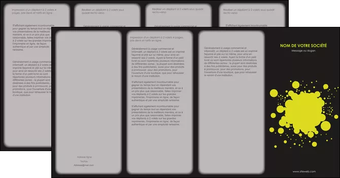 imprimerie depliant 4 volets  8 pages  texture contexture structure MLGI41372