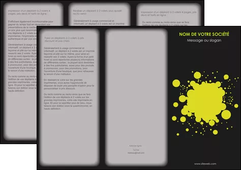 modele en ligne depliant 3 volets  6 pages  texture contexture structure MLGI41390