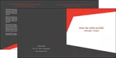 creation graphique en ligne depliant 2 volets  4 pages  rouge noir moderne MLGI41856