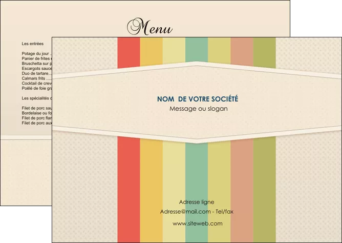 creation graphique en ligne flyers boulangerie boulangerie ancien nature MIFBE41922