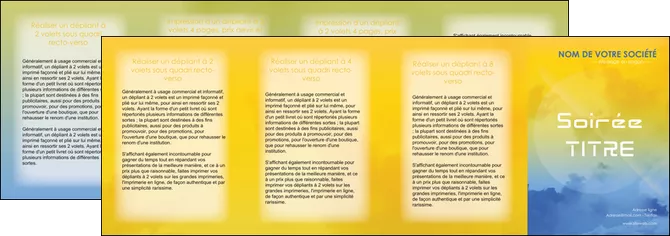 creation graphique en ligne depliant 4 volets  8 pages  soiree concert show MID42682