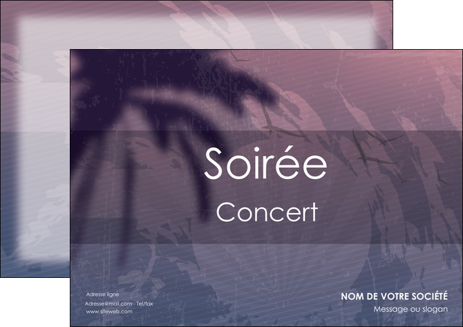 creer modele en ligne flyers soiree concert show MIFCH42754